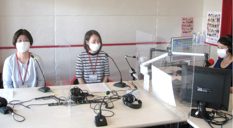FMたんと収録の様子の画像